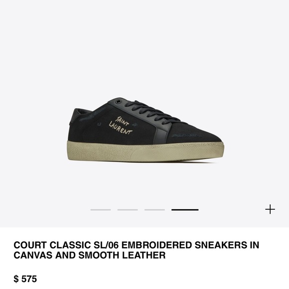 Saint Laurent Court Classic Sneaker - Picture 2 of 7